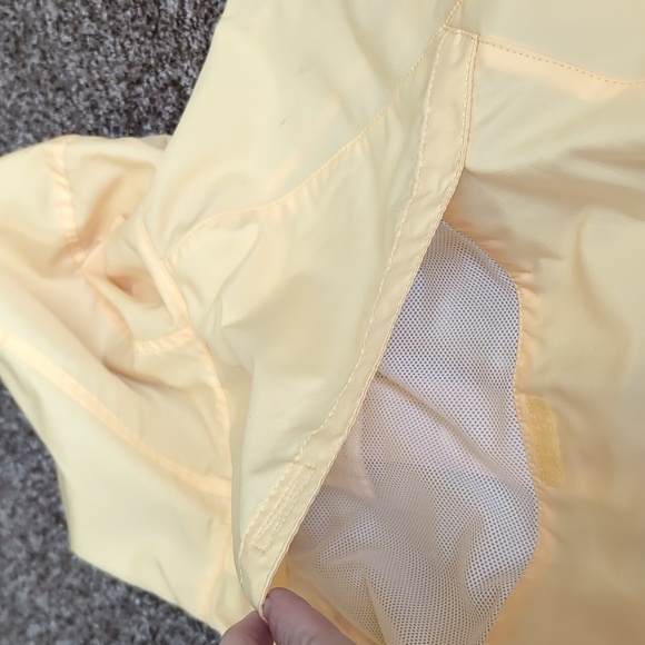 Eddie Bauer Sport Packable Rain Jacket Windbreaker Size Medium Bright Yellow - Picture 12 of 14